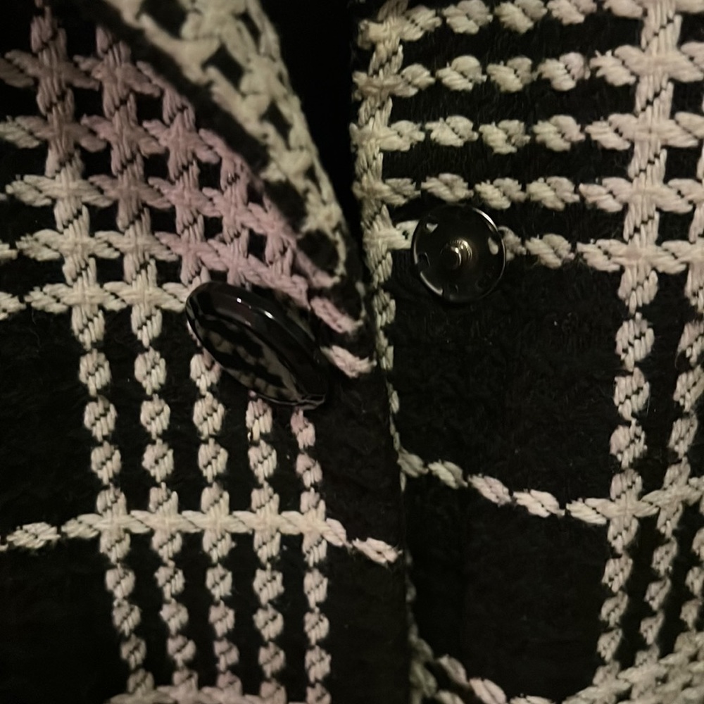 Great wrap belt blazer black & white - Picture 6 of 7